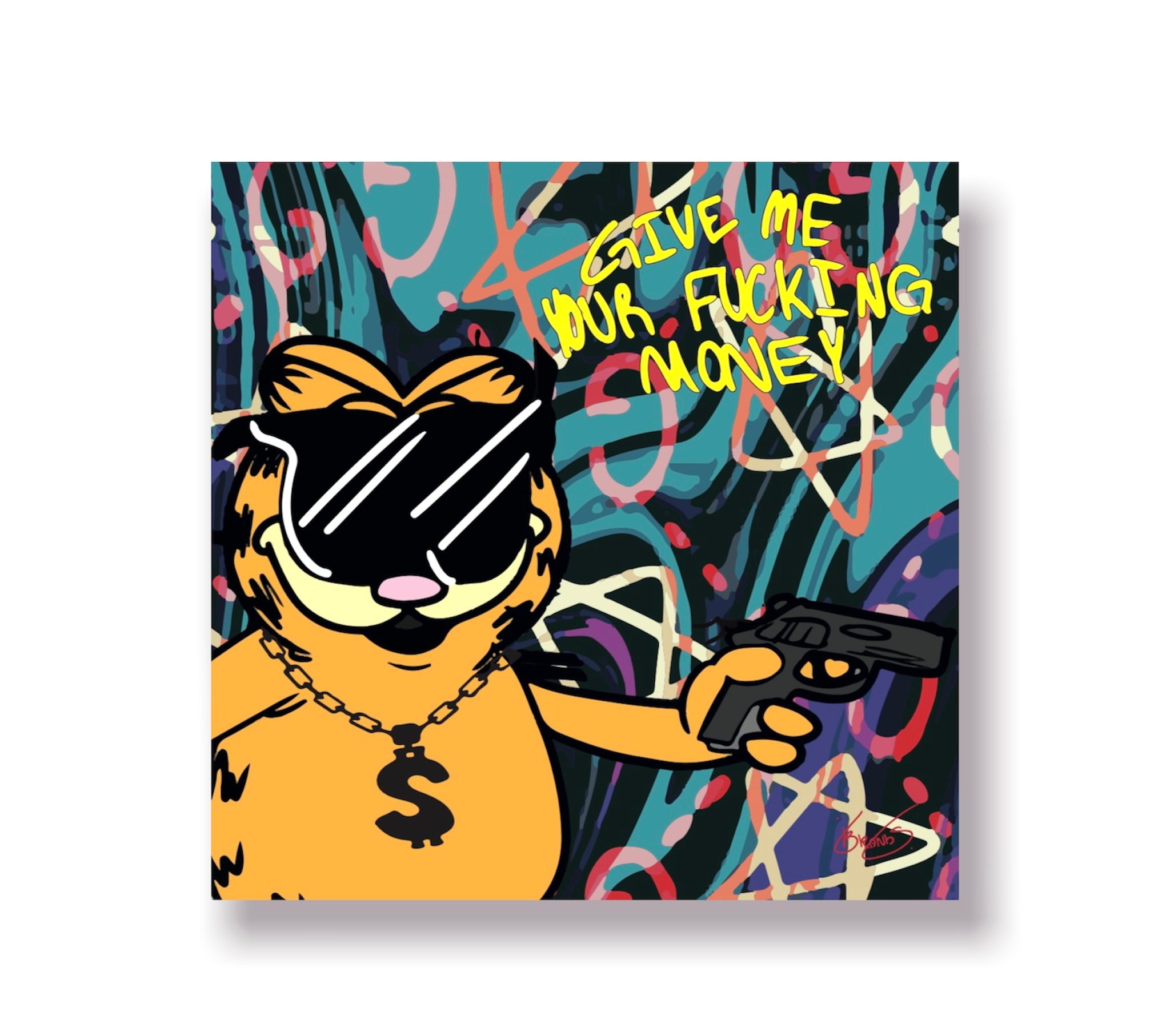 Money Cat Canvas